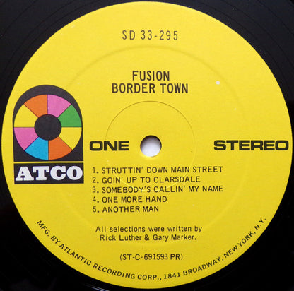 Fusion (19) : Border Town (LP, Album, PR)