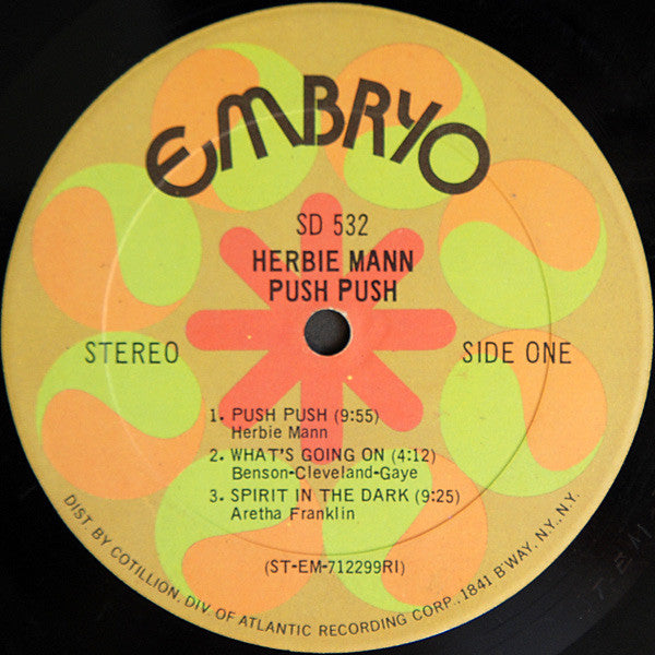 Herbie Mann : Push Push (LP, Album, RI,)