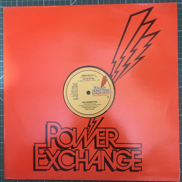 Paul Mauriat Plus : Power Jam (Part 1) / The Joy Of You (12")