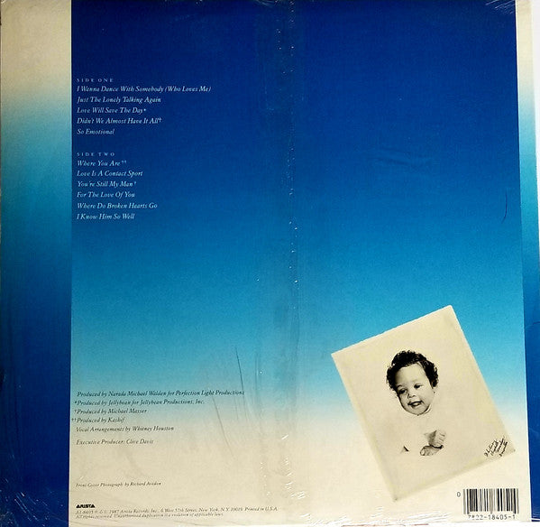 Whitney Houston : Whitney (LP, Album)