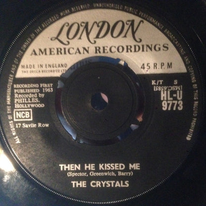 The Crystals : Then He Kissed Me (7", Single)