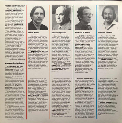 Various : ACCA / Atlantic Canadian Composers' Association / Association Des Compositeurs Canadiens De L'Atlantique (2xLP, Comp, Gat)