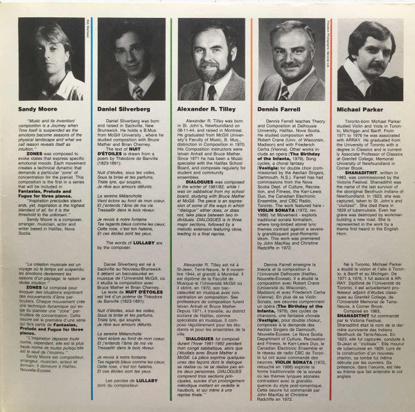 Various : ACCA / Atlantic Canadian Composers' Association / Association Des Compositeurs Canadiens De L'Atlantique (2xLP, Comp, Gat)