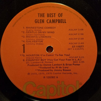 Glen Campbell : The Best Of Glen Campbell (LP, Comp, Club, RCA)