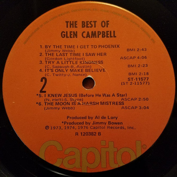 Glen Campbell : The Best Of Glen Campbell (LP, Comp, Club, RCA)