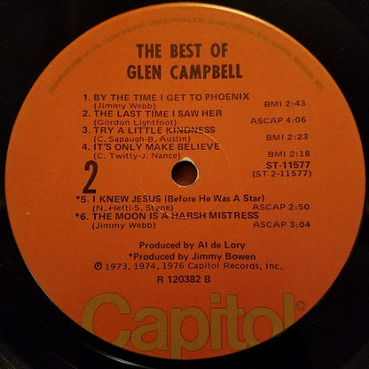 Glen Campbell : The Best Of Glen Campbell (LP, Comp, Club, RCA)