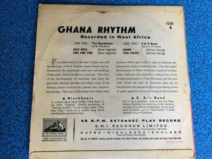 The Black Beats / E.K.'s No.1 Guitar Band : Ghana Rhythm  (7", EP)