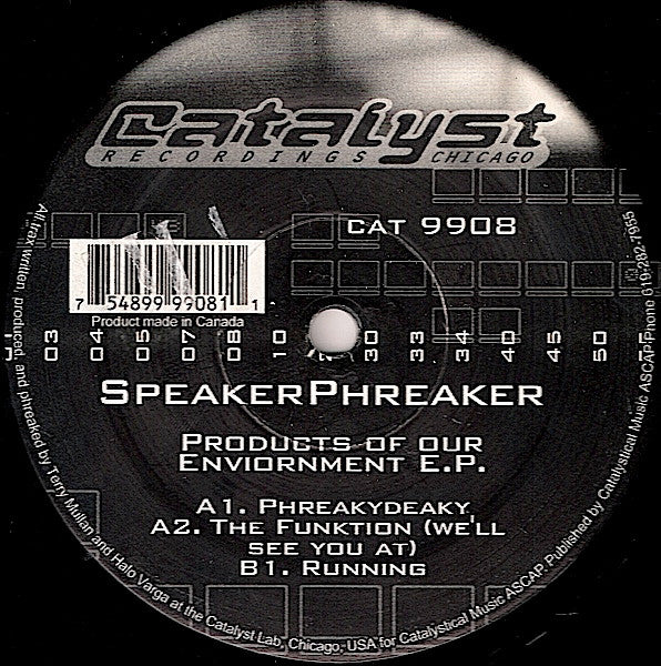 Speaker Phreaker : Products Of Our Enviornment E.P. (12", EP)