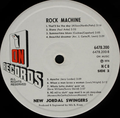 New Jordal Swingers : Rock Machine (LP, Whi)