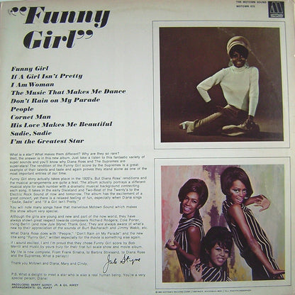 The Supremes : Sing And Perform "Funny Girl" (LP, Album, Gat)