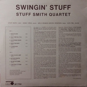 Stuff Smith Quartet : Swingin Stuff (LP, RE)