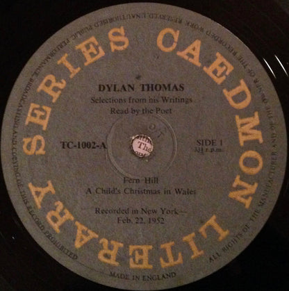 Dylan Thomas : Reading Volume 1 (LP)