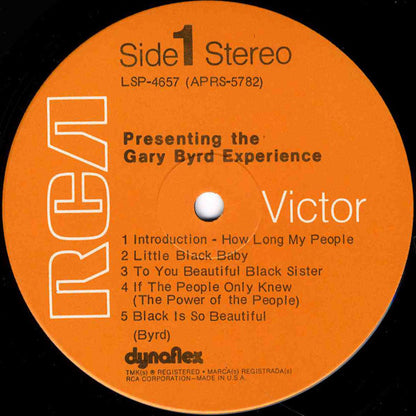 Gary Byrd : Presenting The Gary Byrd Experience (LP, Album)