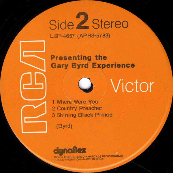 Gary Byrd : Presenting The Gary Byrd Experience (LP, Album)