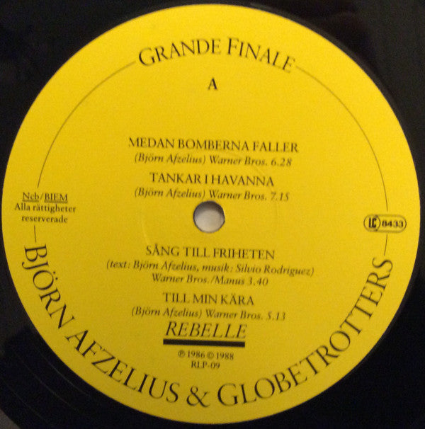 Björn Afzelius & Globetrotters : Grande Finale (2xLP, Album, RE)