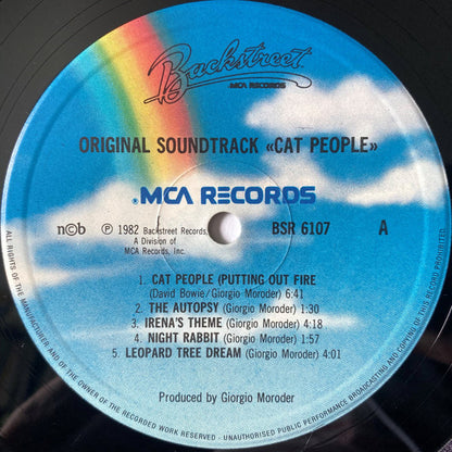 Giorgio Moroder : Cat People (Original Soundtrack) (LP, Album, RE)