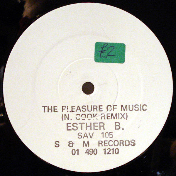 Ester B : The Pleasure Of The Music (N. Cook Remix) (12", W/Lbl, Sta)