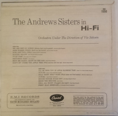 The Andrews Sisters : The Andrews Sisters In Hi-Fi (LP, Album, Mono)