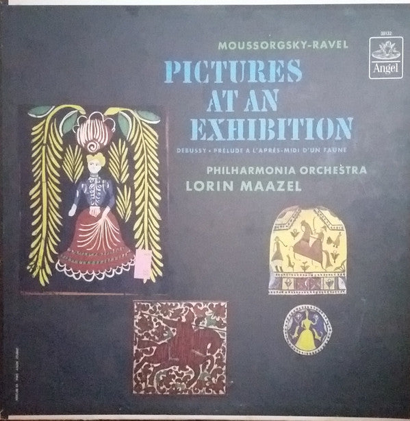 Modest Mussorgsky - Maurice Ravel / Claude Debussy, Philharmonia Orchestra, Lorin Maazel : Pictures At An Exhibition / Prélude A L'Après-midi D'Un Faune (LP, Mono)