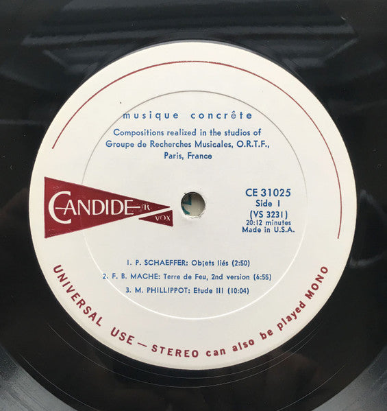 Various : Musique Concrète (LP, Album)