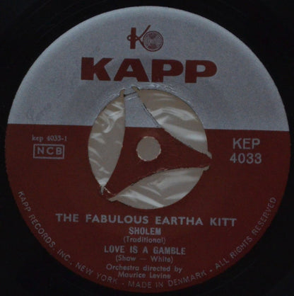 Eartha Kitt : The Fabulous Eartha Kitt (7", EP)
