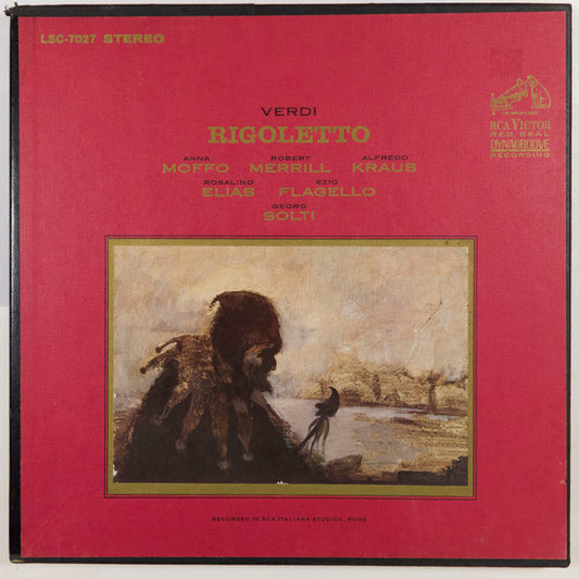 Giuseppe Verdi - Anna Moffo, Robert Merrill, Alfredo Kraus, Rosalind Elias, Ezio Flagello, Georg Solti : Rigoletto (2xLP + Box)