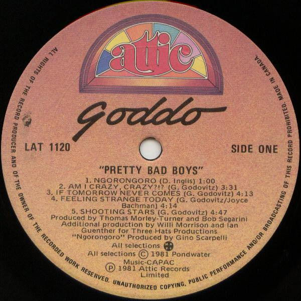 Goddo : Pretty Bad Boys (LP, Album)