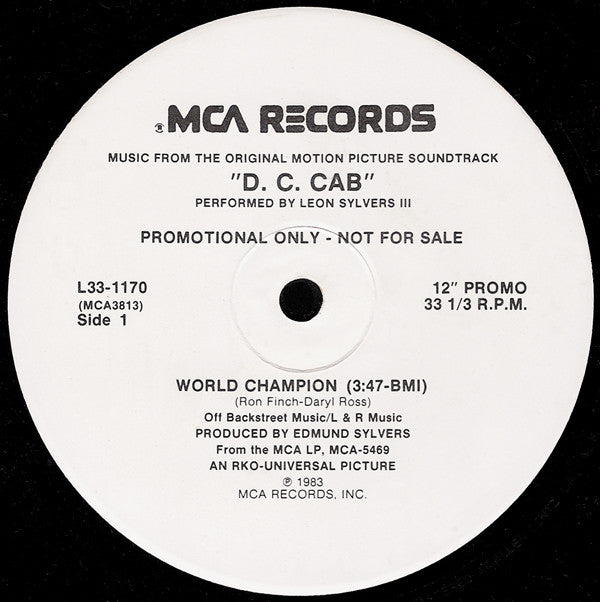 Leon Sylvers : World Champion (12", Promo)