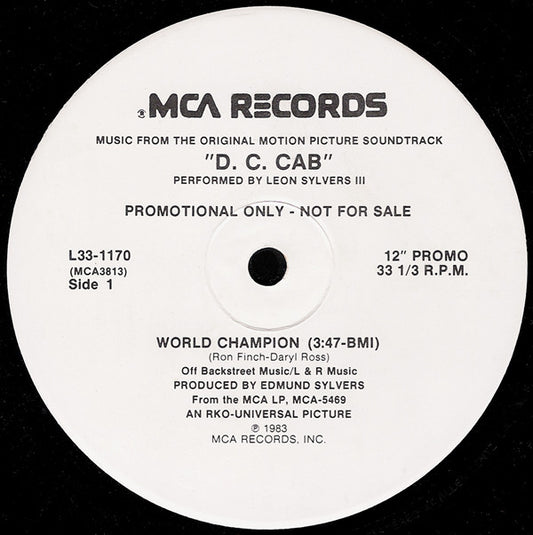 Leon Sylvers : World Champion (12", Promo)