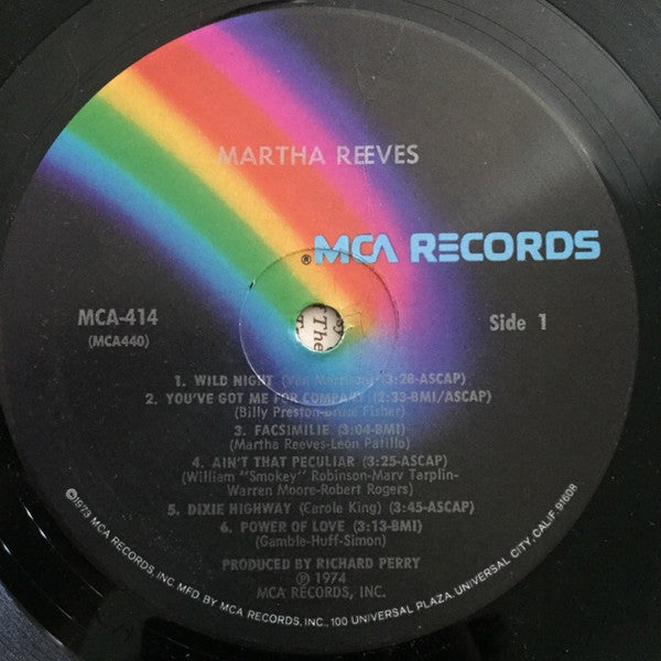 Martha Reeves : Martha Reeves (LP, Album, Pin)