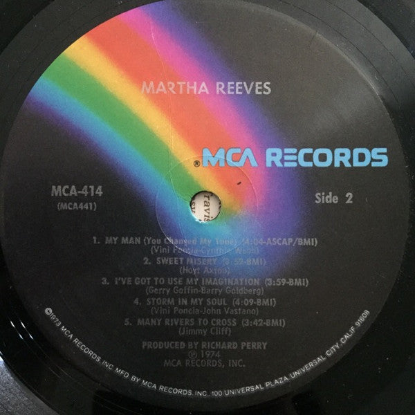 Martha Reeves : Martha Reeves (LP, Album, Pin)