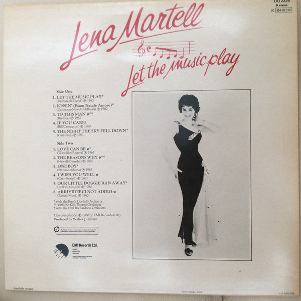 Lena Martell : Let The Music Play (LP, Comp)