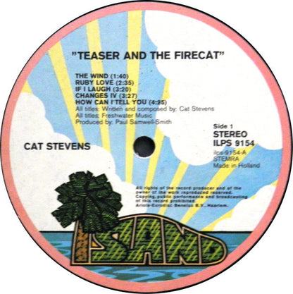 Cat Stevens : Teaser And The Firecat (LP, Album, Gat)