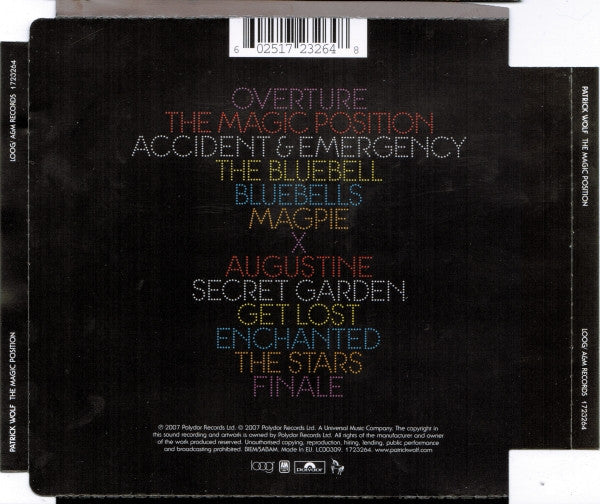 Patrick Wolf : The Magic Position (CD, Album, Sup)