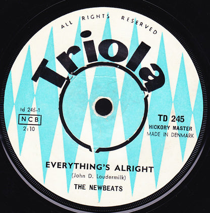 The Newbeats : Everything's Alright / Pink Dally Rue (7")