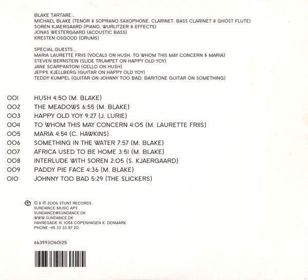 Blake Tartare : More Like Us (CD, Album)