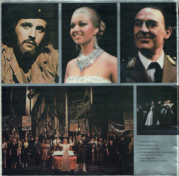 "Evita" Original London Cast Recording,  Robert Stigwood  In Association With David Land Presents, Lyrics By  Tim Rice , Music By  Andrew Lloyd Webber : Evita (LP, Album, Gat)