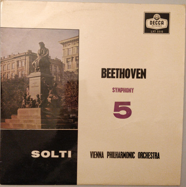 Ludwig van Beethoven, Georg Solti, Wiener Philharmoniker : Symphony 5 (LP, Mono)