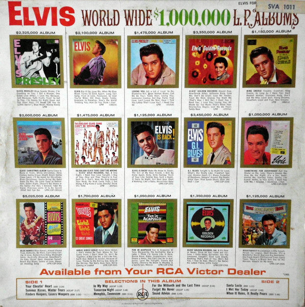 Elvis Presley : Elvis For Everyone!  (LP, Album, Mono)