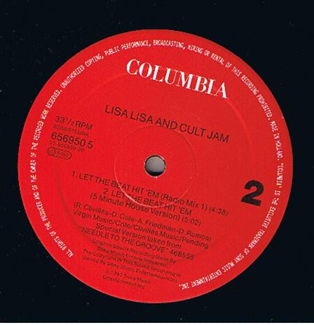 Lisa Lisa & Cult Jam : Let The Beat Hit 'Em (12", Maxi)