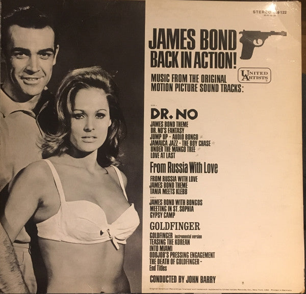 John Barry : James Bond Back In Action! (LP, Comp)