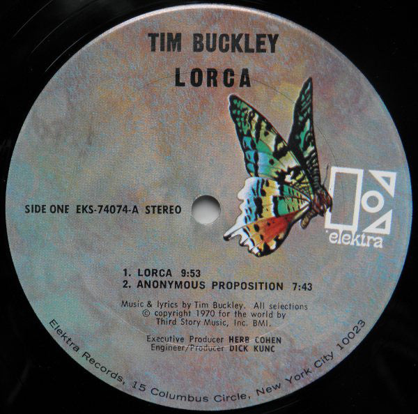 Tim Buckley : Lorca (LP, Album, Pit)