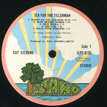 Cat Stevens : Tea For The Tillerman (LP, Album, RE, Pin)
