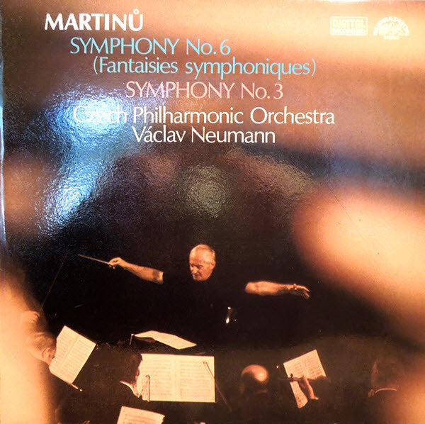 Bohuslav Martinů, The Czech Philharmonic Orchestra, Václav Neumann : Symphony No. 6 (Fantaisies Symphoniques) / Symphony No. 3 (LP, RP)