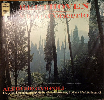 Ludwig van Beethoven, Alfredo Campoli, Royal Philharmonic Orchestra, John Pritchard : Violin Concerto (LP, RE)