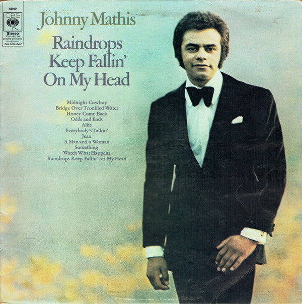 Johnny Mathis : Raindrops Keep Fallin' On My Head (LP, Album, Mat)