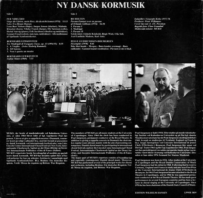 MUKO (3) Dirigent Poul Jørgensen (2) : Ny Dansk Kormusik (Contemporary Danish Choral Music) (LP, Album)
