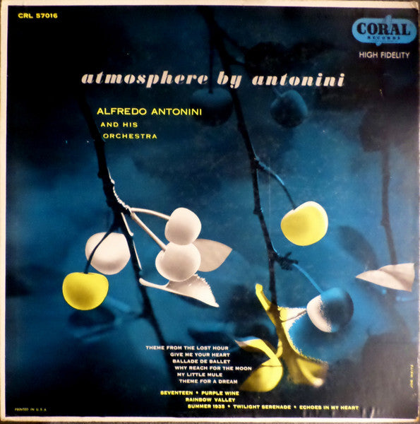 Alfredo Antonini : Atmosphere By Antonini (LP, Album)