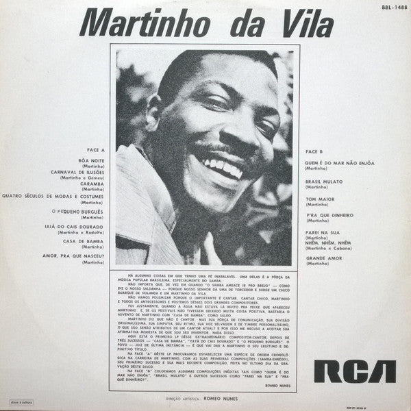 Martinho Da Vila : Martinho Da Vila (LP, Album, Mono, RE)