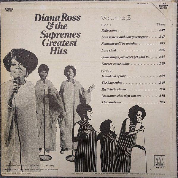 The Supremes : Greatest Hits  Volume 3 (LP, Comp, Hol)